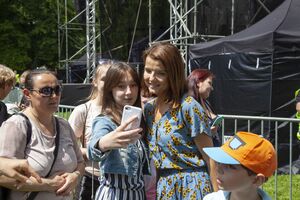 Joanna Jabłczyńska rozmawiała z fanami i czytała dzieciom bajki