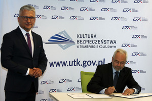 Podczas I Forum Kultury Bezpieczeństwa miało również miejsce uroczyste X podpisanie Deklaracji w sprawie rozwoju kultury bezpieczeństwa w transporcie kolejowym
