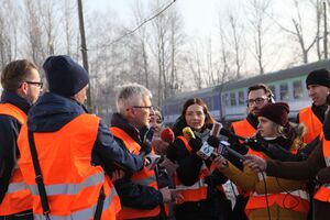 Kontrole pociągów w czasie ferii Prezes UTK rozmawia z dziennikarzami