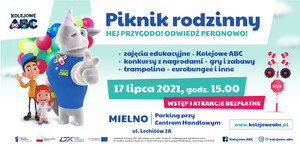 Plakat piknik rodzinny w Mielnie